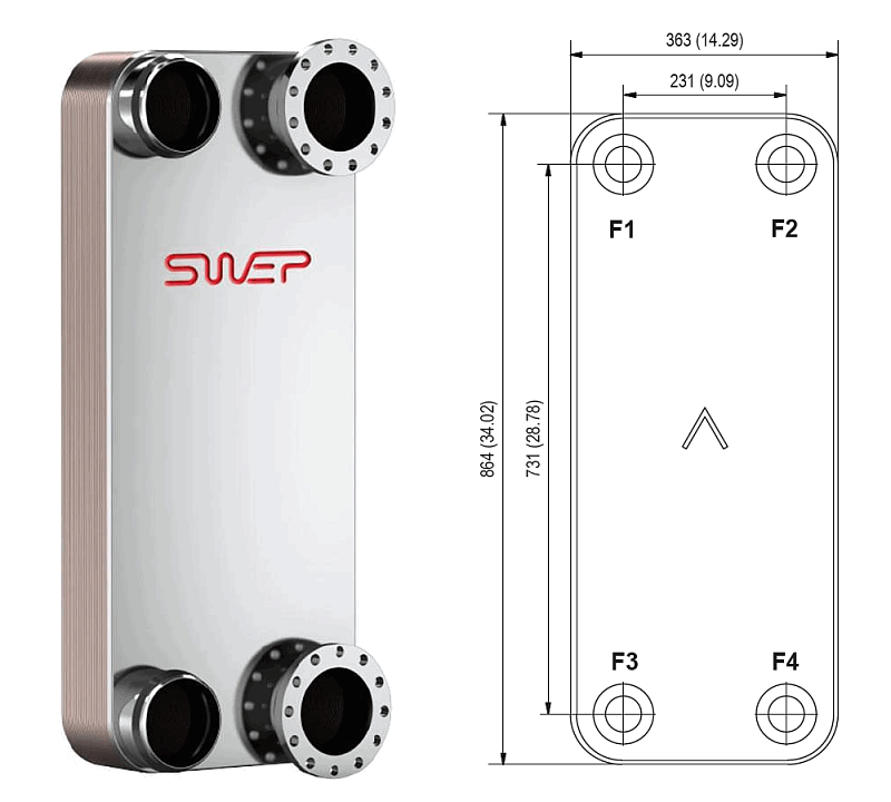 Теплообменник Swep B65